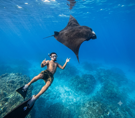 4 POINT SNORKELING WITH PICK UP AND DROP IN NUSA PENIDA