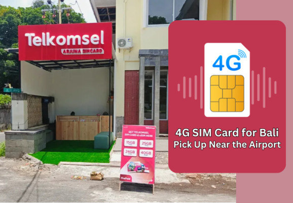 4G SIM Card for Bali – Pick Up Near the Airport