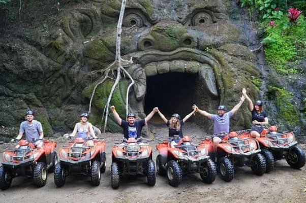 ATV Bali Adventure: Gorilla Face, Tunnels and Waterfall + Lunch