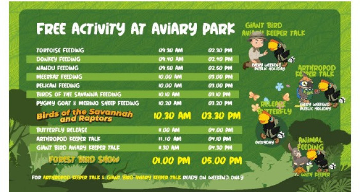 Aviary Park Indonesia Premium Ticket