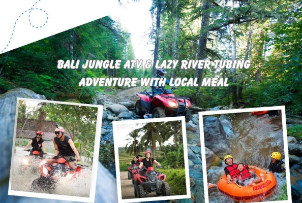 Bali Jungle ATV & Lazy River Tubing Adventure with Local Meal