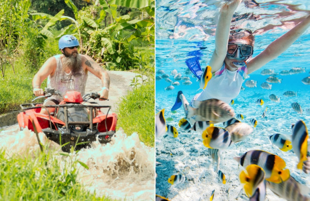 Bali Quad Bike and Snorkeling Blue Lagoon