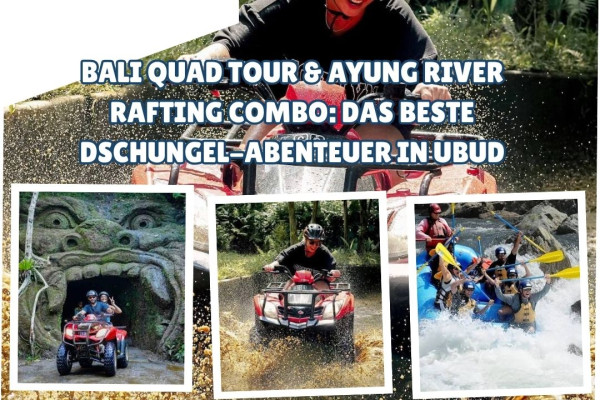 Bali Quad Tour & Ayung River Rafting Combo: Das beste Dschungel-Abenteuer in Ubud