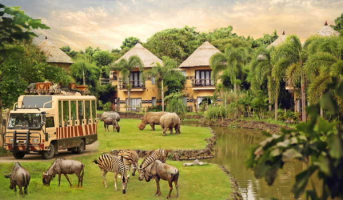 Bali Safari & Marine Park : Jungle Hopper