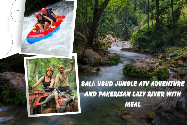 Bali: Ubud Jungle ATV Adventure and Pakerisan Lazy River Tubing with Meal