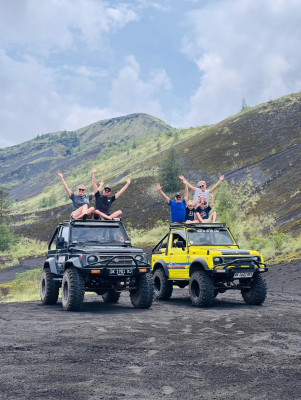 Batur Sunrise and Black Lava Jeep Tour