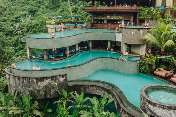 Cretya Pool Ubud, Tirta Empul Temple & Tibumana Waterfall