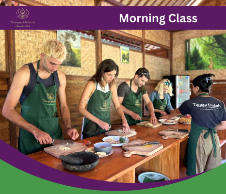 Daily Morning Balinese Cooking w/ Market Visit