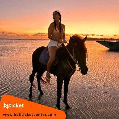 Experience Bali Sunrise Horse Ride at the Black Sand Beach