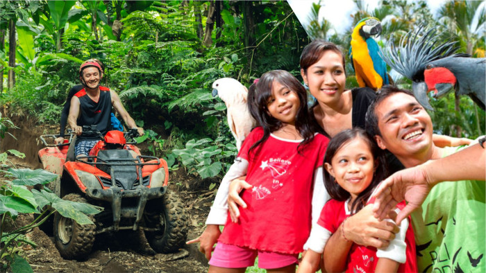 Jungle ATV Bali Quad Bike and Bali Bird Park