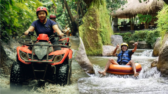 Jungle ATV Bali Quad Bike and Cave River Tubing