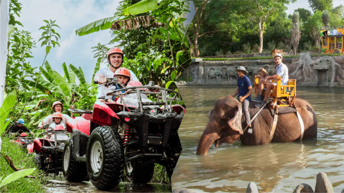 Jungle ATV Bali Quad Bike and Elephant Ride Tour
