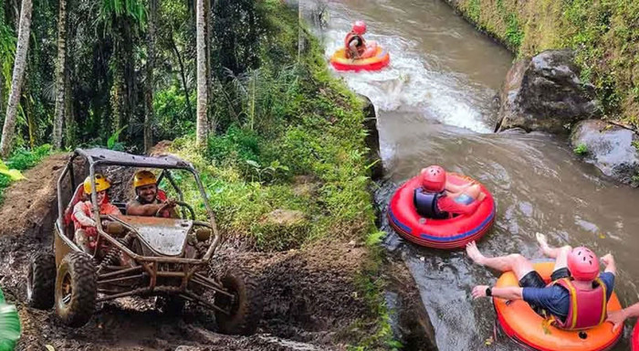 Jungle UTV Buggy Ride with Cave Tubing