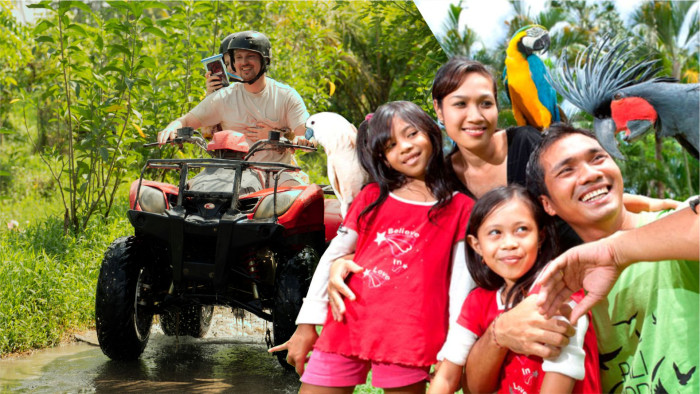 KeepAll ATV Bali Quad Bike and Bali Bird Park