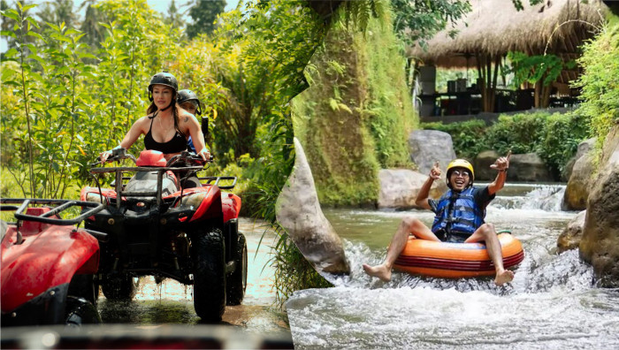 KeepAll ATV Bali Quad Bike and Cave River Tubing