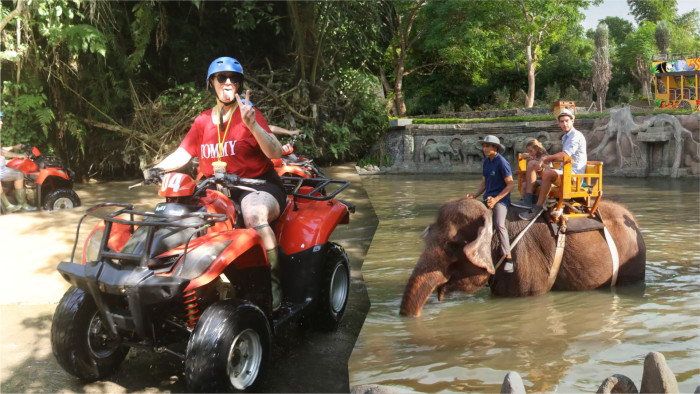 KeepAll ATV Bali Quad Bike and Elephant Ride Tour
