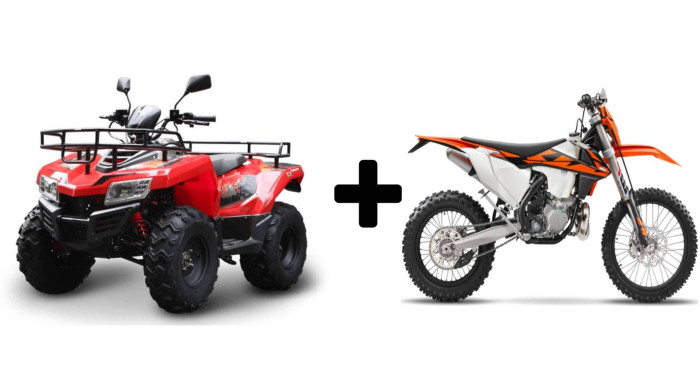 Kintamani ATV Combo Dirt Bike With KTM 2 Stroke 300cc