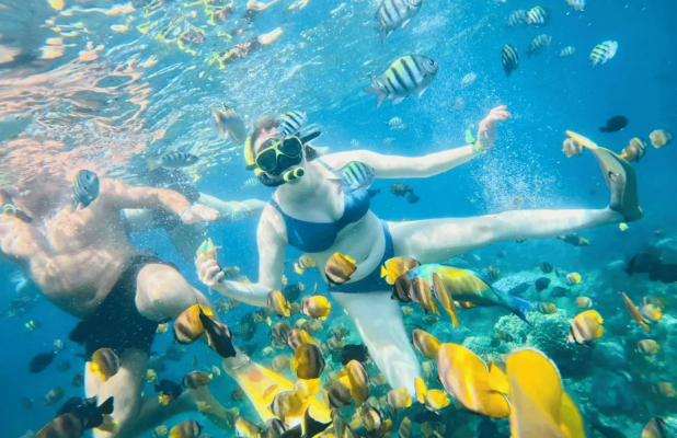 Manta Bay Snorkeling 3 Spots with GoPro