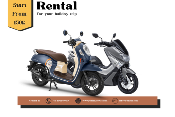 Motorbike Rentals Explore Nusa Penida & Lembongan