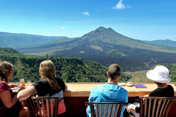 North East of Bali Kintamani Highland and Lunch with Mount Batur View