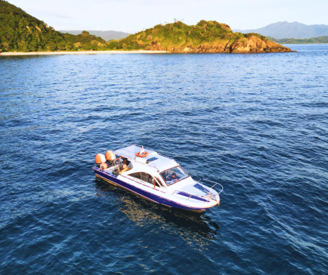 One Day Tour by Spead Boat with 6 Destination