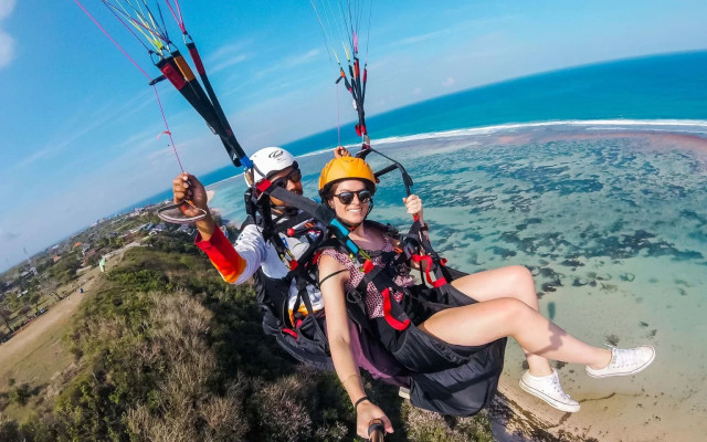 Paragliding Adventure at Timbis Beach