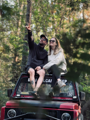 Private Mount Batur Daytime Jeep Tour Black Lava & Pine Forest
