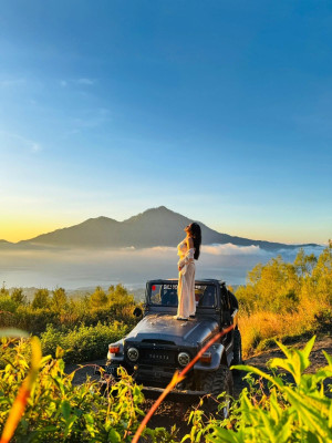 Private Mount Batur Sunrise Jeep Tour and ATV Ride Experience