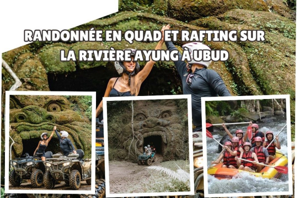 Randonnée en Quad et Rafting sur la Rivière Ayung à Ubud
