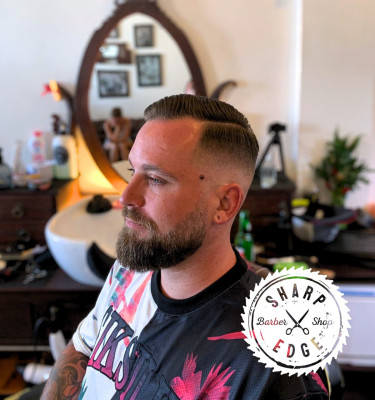 Skin Fade With Beard Trims