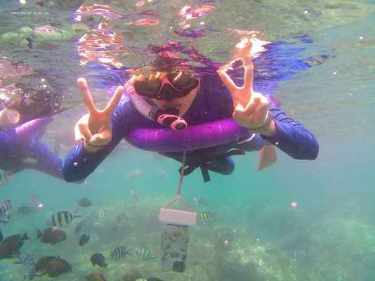 SNORKELING TO BLUE LAGOON AND TANJUNG JEPUN