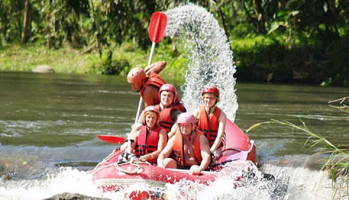 TELAGA WAJA  RAFTING + ZIPLINE - AFTERNOON TRIP OWN TRANSPORT - DOMESTIC PRICE