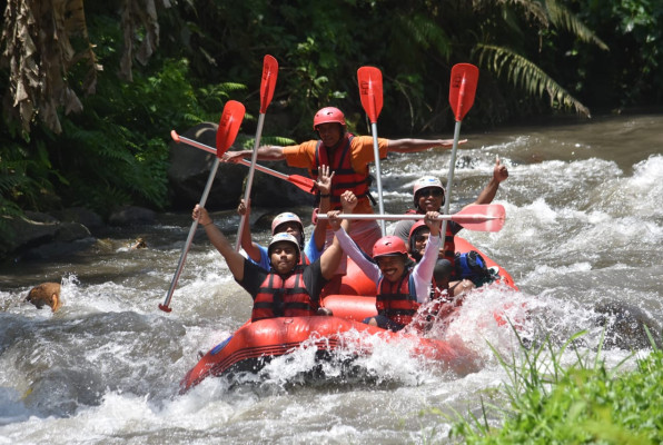 TELAGA WAJA RIVER RAFTING - MORNING TRIP OWN TRANSPORT - FOREIGNER PRICE