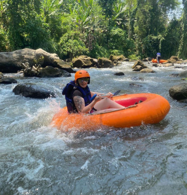 Tubing Adventure For Kids at Singapadu Ubud