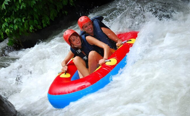 Ubud Cave River Tubing & Zipline Adventure
