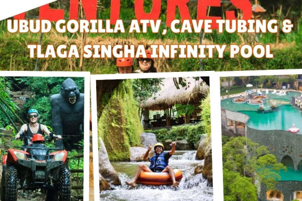 Ubud Gorilla ATV, Cave Tubing & Tlaga Singha Infinity Pool