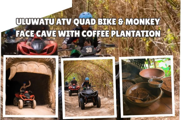 Uluwatu ATV Quad Bike & Monkey Face Cave with Coffee Plantation