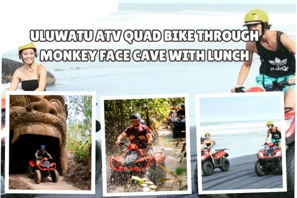 Uluwatu ATV Quad Bike through Monkey Face Cave with Lunch