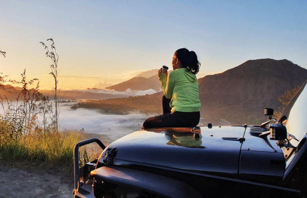 Volcano Jeep Adventure and Ubud Tour
