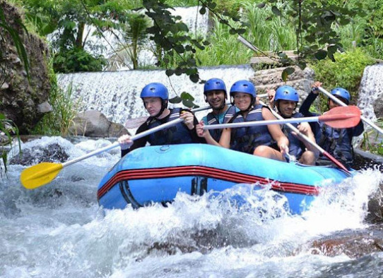White Water Rafting at Telaga Waja River